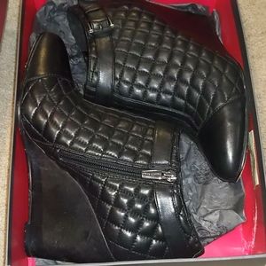 Black Vince Camuto Ankle Boots